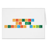 HISTORY 
 OF THE
 Periodic table  Greeting/note cards