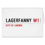 LagerFanny  Greeting/note cards