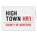 HIGH TOWN  Greeting/note cards