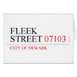 Fleek Street  Greeting/note cards