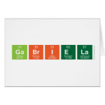 Gabriela  Greeting/note cards