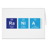 Rania  Greeting/note cards