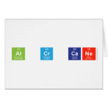 Al Cr Cane  Greeting/note cards