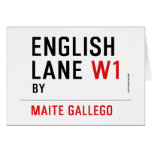 English Lane  Greeting/note cards