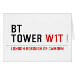 BT TOWER  Greeting/note cards