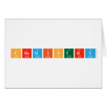 Chemistry  Greeting/note cards