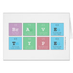Brave
 type  Greeting/note cards