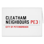 Cleatham  Neighbours  Greeting/note cards