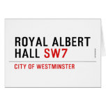 ROYAL ALBERT HALL  Greeting/note cards