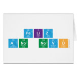 Feliz 
 ano novo  Greeting/note cards