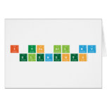 I use all my 
   elements  Greeting/note cards