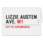 Lizzie Austen Ave.  Greeting/note cards