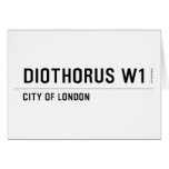 diothorus  Greeting/note cards
