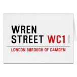 Wren  Street  Greeting/note cards