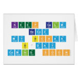 keep calm
 becuz
 my Bchaa
 b'day 
 coming soon  Greeting/note cards