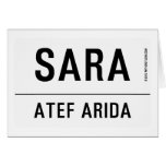 sara  Greeting/note cards