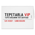 TEPETARLA  Greeting/note cards