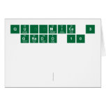 QUÍMICA 3
 GRADO 10
 
 
 
   Greeting/note cards