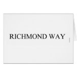 Richmond way  Greeting/note cards