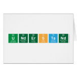 understand  Greeting/note cards