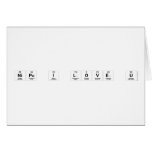 nipu i love u  Greeting/note cards