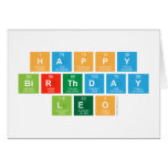 happy 
 birthday 
 LEO  Greeting/note cards