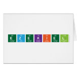 Ezekiel  Greeting/note cards