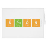 spoon  Greeting/note cards