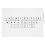 qwe|rtyuiop
 a|sdfghjkl
 zxcvbnm  Greeting/note cards