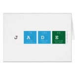 Jade  Greeting/note cards