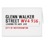 glenn walker street  Greeting/note cards