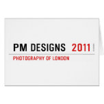 PM Designs   Greeting/note cards