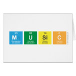 Music   Greeting/note cards
