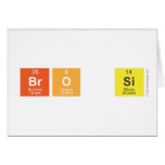 BrO Si  Greeting/note cards