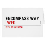 ENCOMPASS WAY   Greeting/note cards