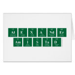 Alexander 
 Amistad  Greeting/note cards