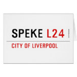 Speke  Greeting/note cards