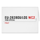 EU-2828OU/LOS  Greeting/note cards