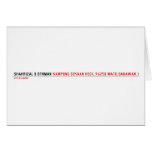 SHAHRIZAL B OTHMAN  Greeting/note cards