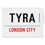 Tyra  Greeting/note cards