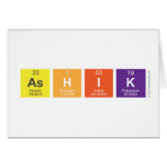 AsHIK  Greeting/note cards