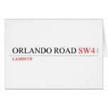 Orlando Road  Greeting/note cards