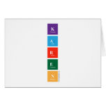 K
 A
 R
 E
 N  Greeting/note cards