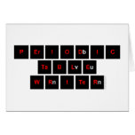 Periodic
 Table
 Writer  Greeting/note cards