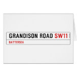 Grandison Road  Greeting/note cards