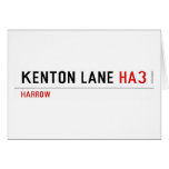 Kenton Lane  Greeting/note cards