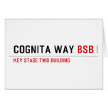 Cognita Way  Greeting/note cards