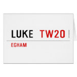 LUKE   Greeting/note cards
