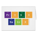 frogs
 rains  Greeting/note cards