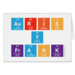 Auris
 Y
 Frank  Greeting/note cards